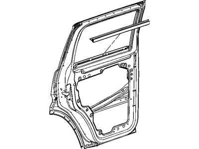 Dodge Nitro Door Seal - 55360953AC