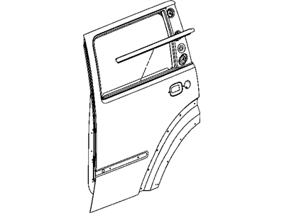 Dodge Nitro Door Seal - 55360933AB