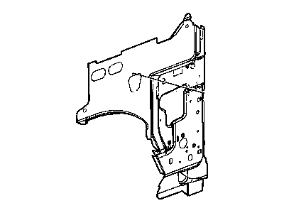 Ram 55359872AA PANEL Cowl Side