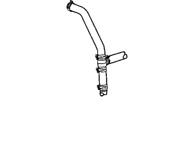 Dodge 55038132AA TUBE & HOSE HEATER RETURN