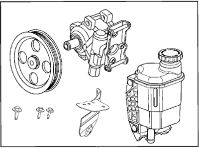 Ram 68070906AC PUMP Power Steering