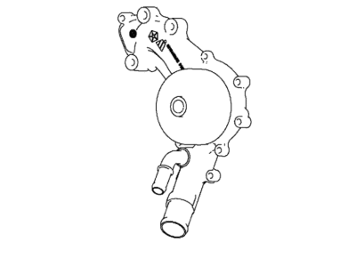 2019 Jeep Wrangler Water Pump - 4893942AB