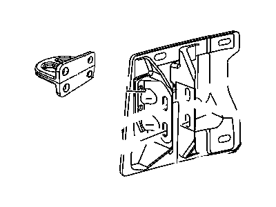 Ram 68196252AB BRACKET Tow Hook Complete Assembly
