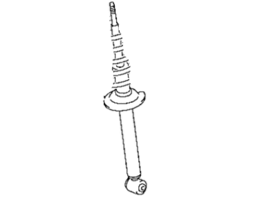 Mopar MB631741 Shock Absorber, Rear