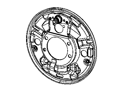 Dodge 4882807 PLATE Brake Backing