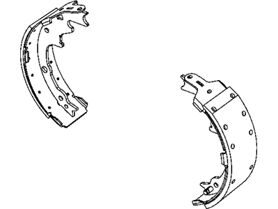 Dodge 4761805 SHOE AND LINING KIT Drum