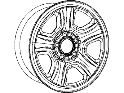 Mopar 52125068AA Wheel Steel