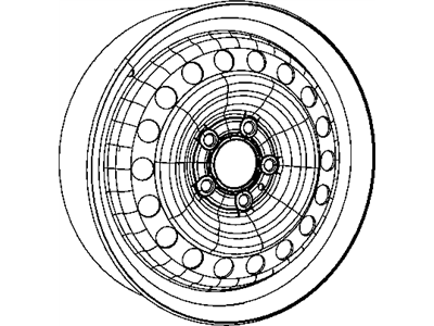 Jeep Spare Wheel - 52125069AA