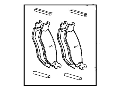 2004 Dodge Dakota Brake Pad - V2013253AB