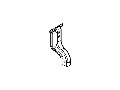 Dodge 5115266AA REINFORCEMENT Wheelhouse Inner