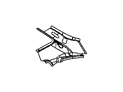Dodge 5074086AA REINFORCEMENT D Pillar Upper