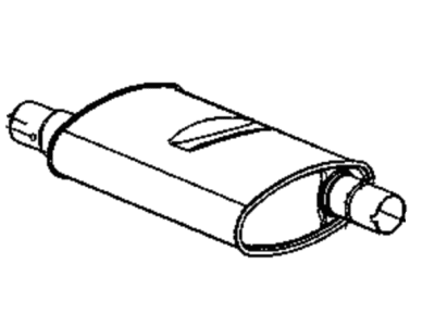 2005 Chrysler Pacifica Muffler - E0021485AA