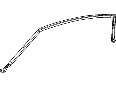 Chrysler 5174506AA WEATHERSTRIP Door Glass