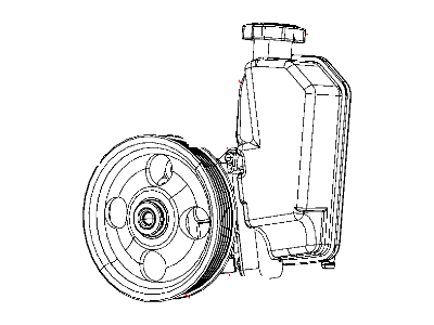 Chrysler Power Steering Pump - 4743805AD