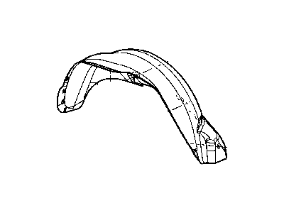 Jeep 55360146AE LINER Fender Side