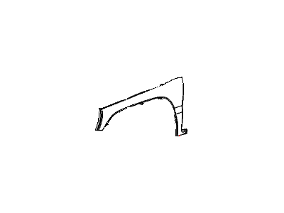 Jeep 5JH47CJMAF APPLIQUE Fender Wheel Opening