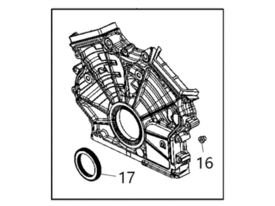 Jeep 68490073AA COVER Chain Case