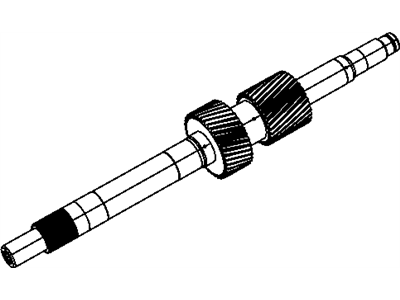 Ram 68019891AA SUN GEAR SHAFT
