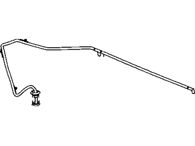 Mopar 55157293AD Hose Windshield Washer Hood