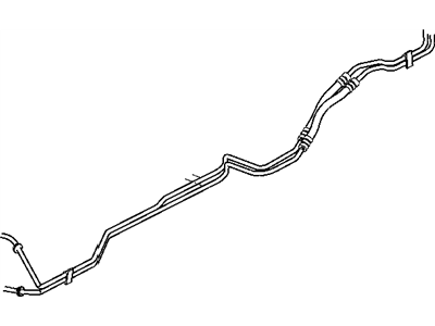 Jeep 55038175AA HOSE AND TUBE Oil Cooler Pressure and Return