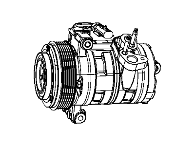 Jeep Wrangler A/C Compressor - 2AMA1401AA