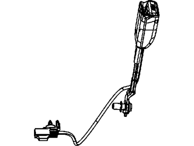 Mopar 1HZ101X9AD Seat Belt Front Inner