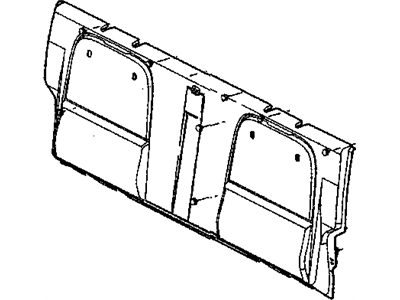 Ram 5KR021DVAB PANEL Cab Back