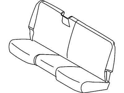 Ram 1NN74BD3AA COVER Rear Seat Back
