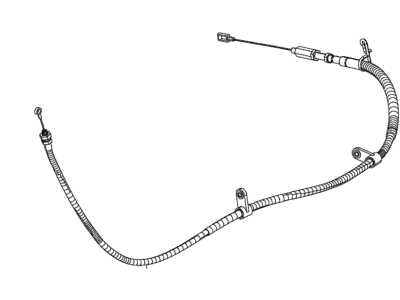2020 Ram ProMaster 3500 Parking Brake Cable - 68241549AE