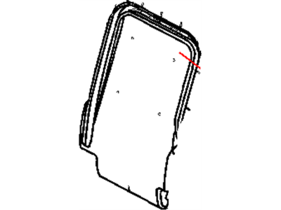 Jeep 1BD161J3AA SEAT BACK Rear 65%