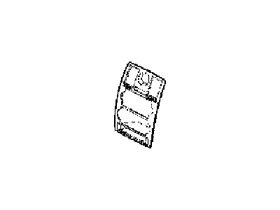 Dodge WX56DX9AA BEZEL Instrument Panel Center