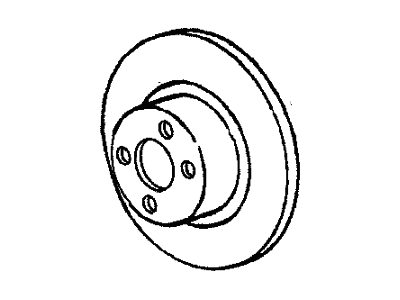 Chrysler PT Cruiser Brake Disc - 2AMV3141AA