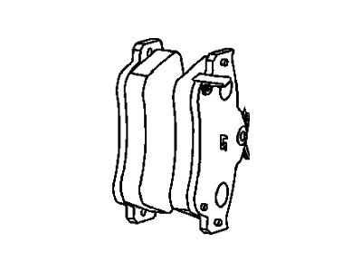 2008 Chrysler PT Cruiser Brake Pad - 2AMV1843AA