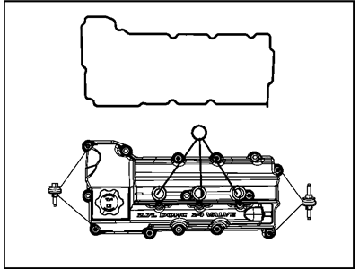 Dodge 4892185AC COVER Cylinder Head Left