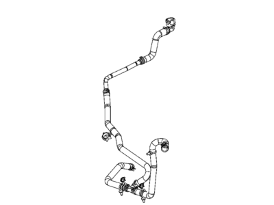 Mopar 68309906AD Hose Coolant Bottle Outlet
