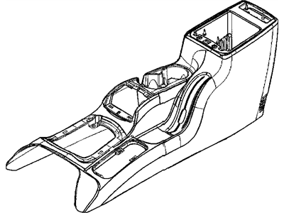 Jeep Liberty Center Console Base - 1BA081J8AA
