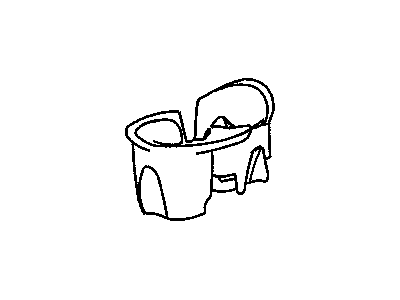 Mopar 5142484AB Cupholder Floor Console