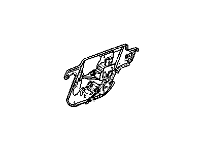 Chrysler 5017854AA ACTUATOR Liftgate Lock Serviced With Item 18 or Serviced By Itself