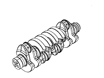 Jeep 68234841AA CRANKSHAFT Engine