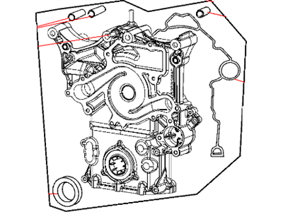 Chrysler 53021323AJ COVER Timing Case