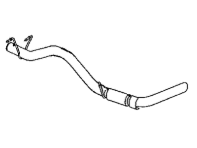 Dodge Ram 2500 Tail Pipe - E0055175