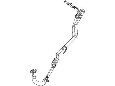 Dodge 68244855AD HOSE AND TUBE Heater Return