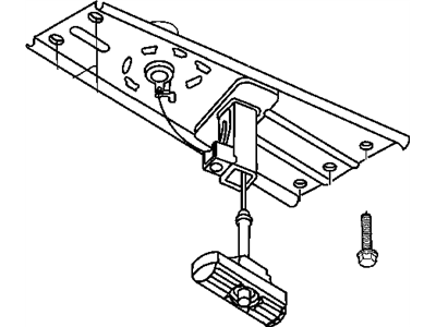 Dodge 4860958AA WINCH Spare Tire Carrier