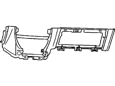 Dodge WC28BD1AA PANEL Instrument Lower