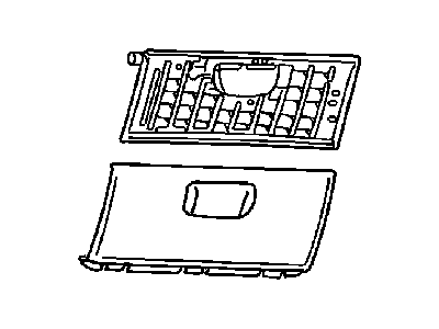 Dodge Caravan Glove Box - SC89BD5AA
