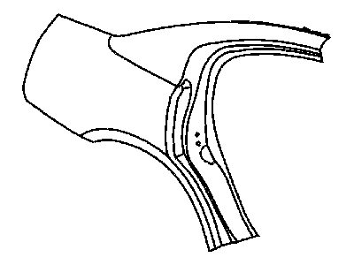 Mopar 5174352AG Panel Bodyside Aperture Rear Outer