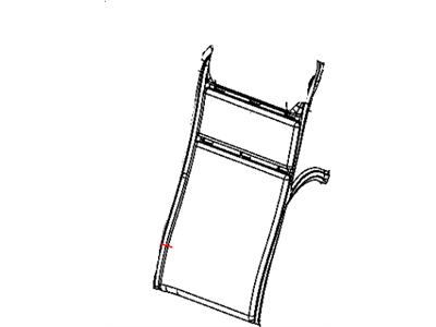 Chrysler 1CE071D1AA COVER Rear Seat Back 40 % Side