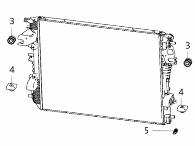 Ram 1500 Radiator - 68430021AA