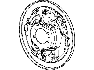 Dodge 5014128AB PLATE Brake Backing