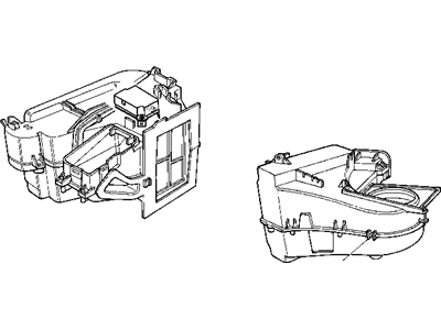 Chrysler 5018316AB HOUSING A/C And Heater
